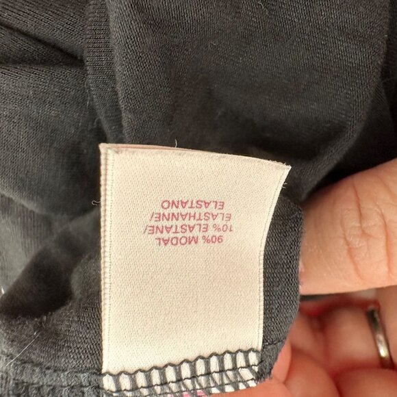 Victoria's Secret Black Sleeveless Dress Racer Back Jersey Dress with knotted - Picture 5 of 7